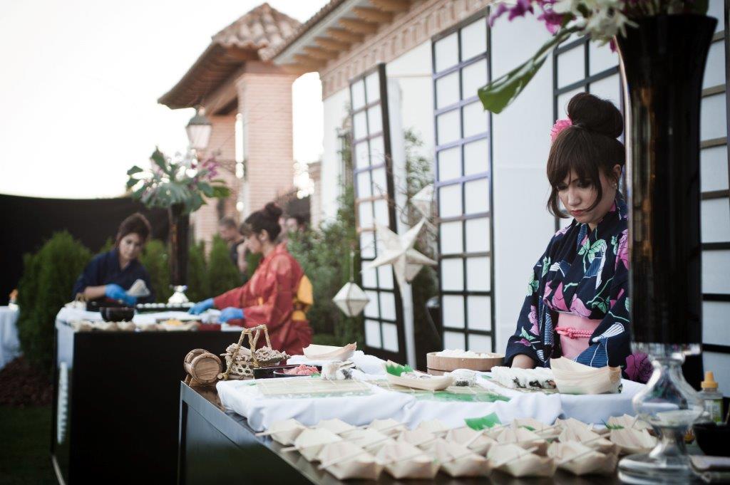 Cocina Japonesa en directo Eventos Beltran Catering